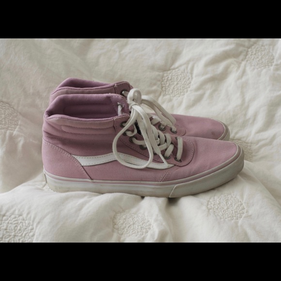 Vans Shoes - Lavender Vans Sk8-Hi’s